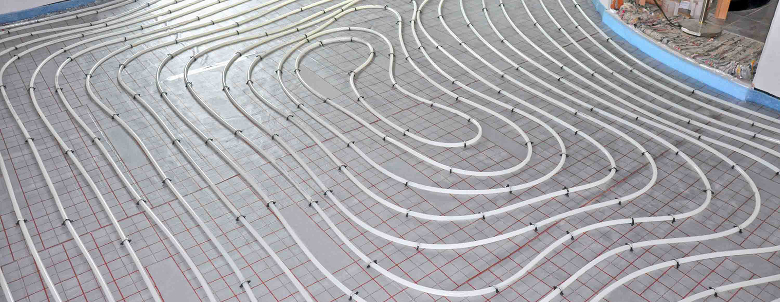 Wand- und Fußbodenheizung